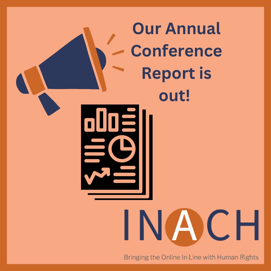 INACHnet's tweet image. Our Annual Conference Report is out! 🥳 Check it out through this link: inach.net/inachs-annual-… 😇