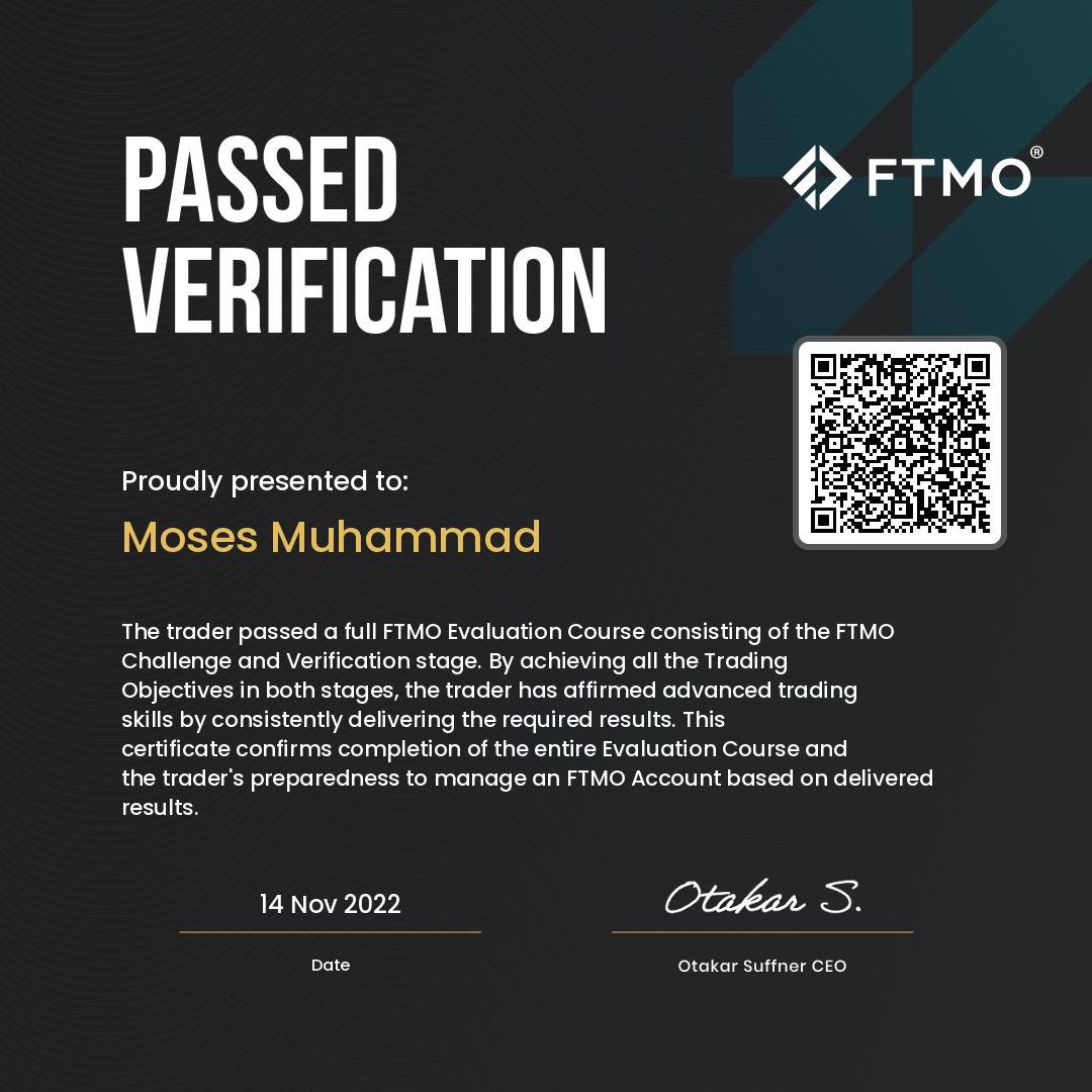 Want to take the time out to thank <a href="/priceactionkim/">Kim Krompass 🪷💥⚡🎉</a> for giving me the tools to master an edge in trading Forex. Another step closer to my dreams 🙏🏽 #FTMO #forex #proptrading #investing #DayTrading
