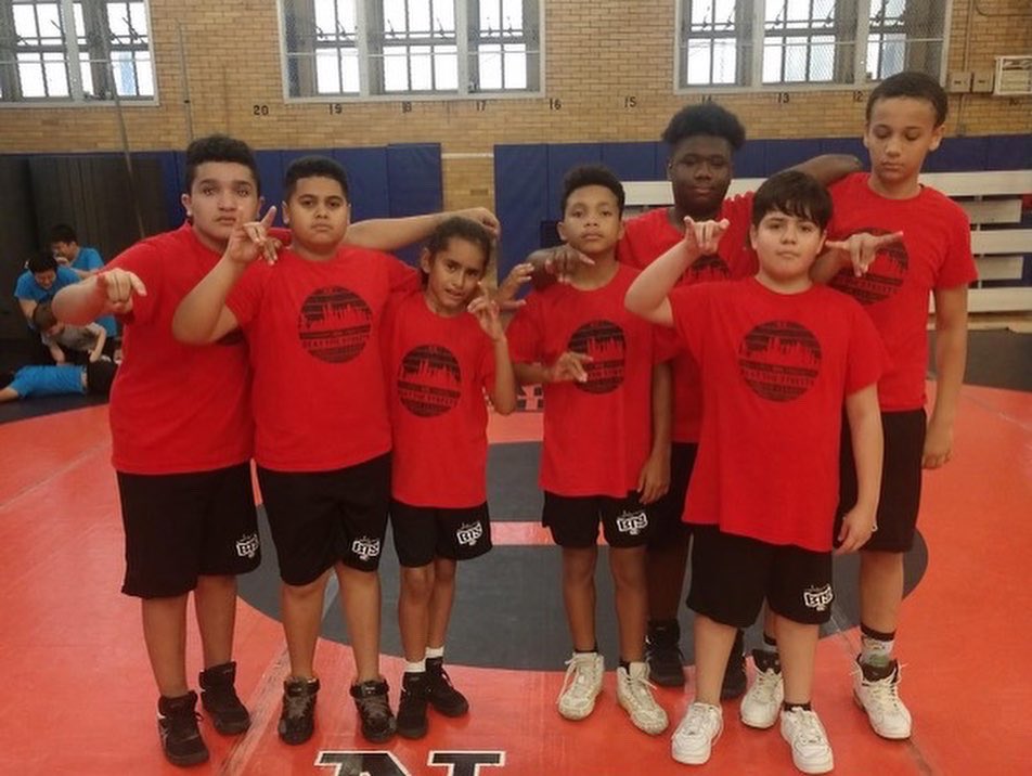 MS_582's tweet photo. We took home 5 medals at the @beatthestreets wrestling tournament #GoBulldogs #Wrestling #MS582 https://t.co/aYkf5wWX3o