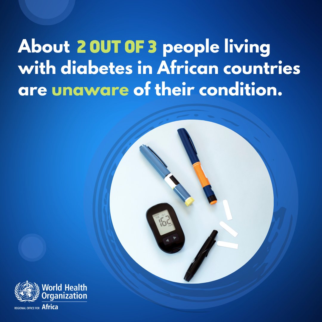 #Diabetes is diagnosed by testing blood sugar. If left unchecked, diabetes can lead to
❌Heart attack
❌Stroke
❌Kidney failure
❌Lower limb amputation
❌Visual impairment
❌Blindness
❌Nerve damage
#WorldDiabetesDay #EducationToProtect