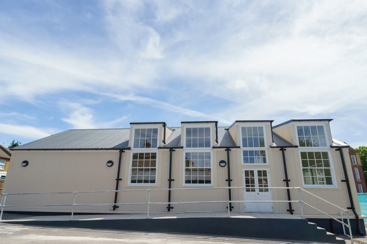 CosmurLondonLtd's tweet photo. Team Cosmur recently completed Gordon School for Royal Borough of Greenwich. The project comprised of removal, restoration and refurbishment of educational huts, including the installation of a new MUGA. The works also included provision of design services from RIBA stage 3 to 6. https://t.co/16J8D17bZw