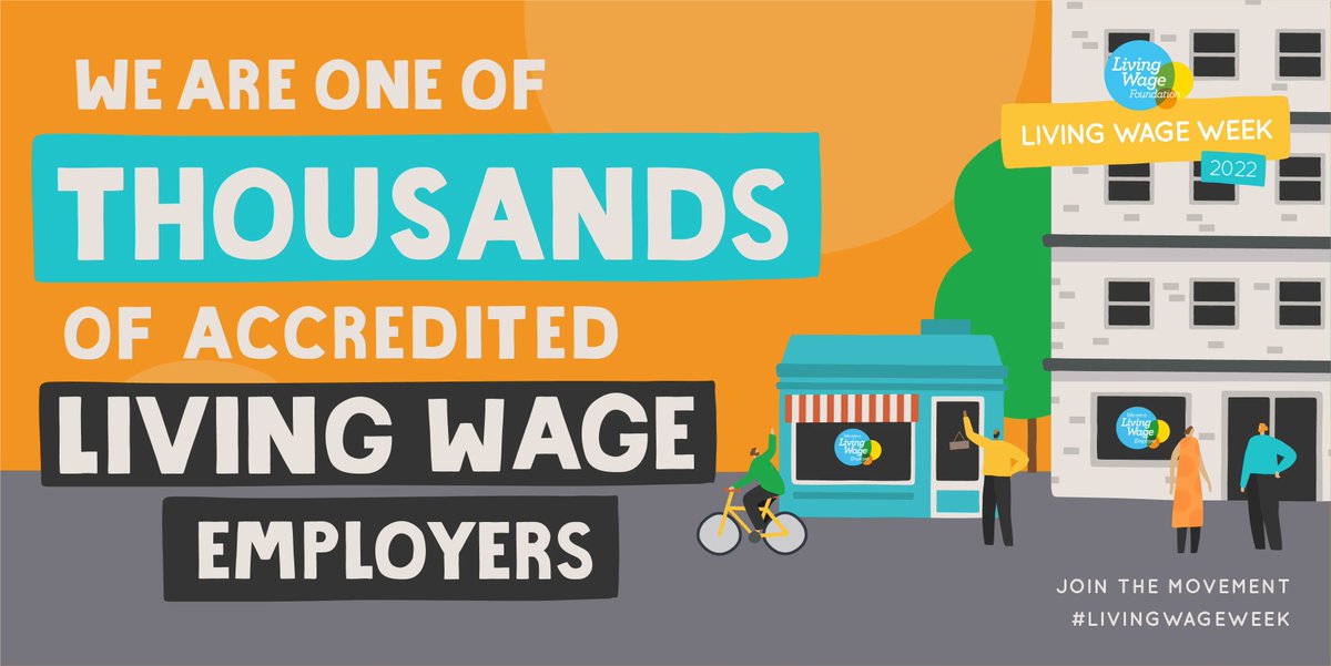 We’re proud to be celebrating #LivingWageWeek as a @LivingWageUK accredited employer, doing the right thing by our employees with a real #LivingWage. In the #CostOfLivingCrisis, it's more important than ever. Join our movement: buff.ly/3ErqFQP