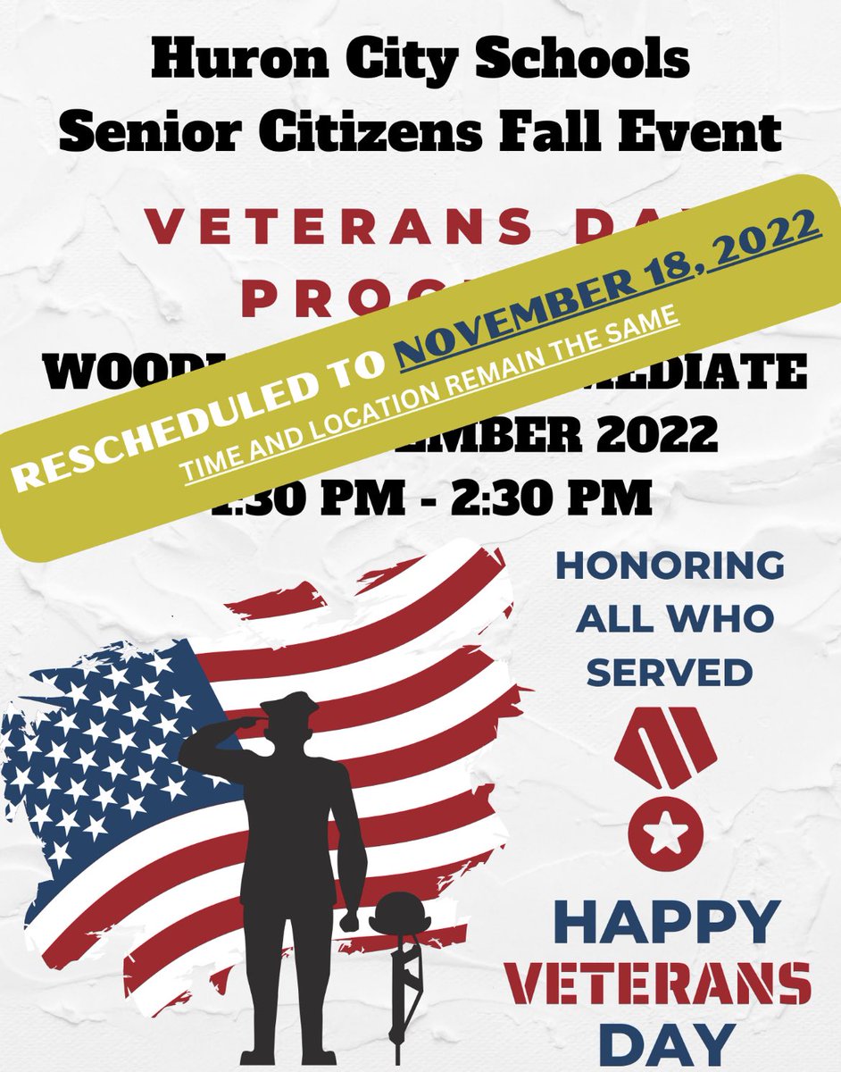 Huron is hosting is fall Senior Citizen Connections event this Friday. Save the date to attend.
