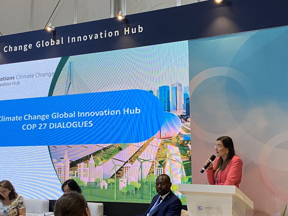We need all hands on deck says Giorgia Rambelli, <a href="/MICleanEnergyRD/">Mission Innovation</a> Urban Transitions Mission Director, at <a href="/UNFCCC/">UN Climate Change</a> #GIH event announcing the first cohort of cities to join this global moonshot mission at #COP27