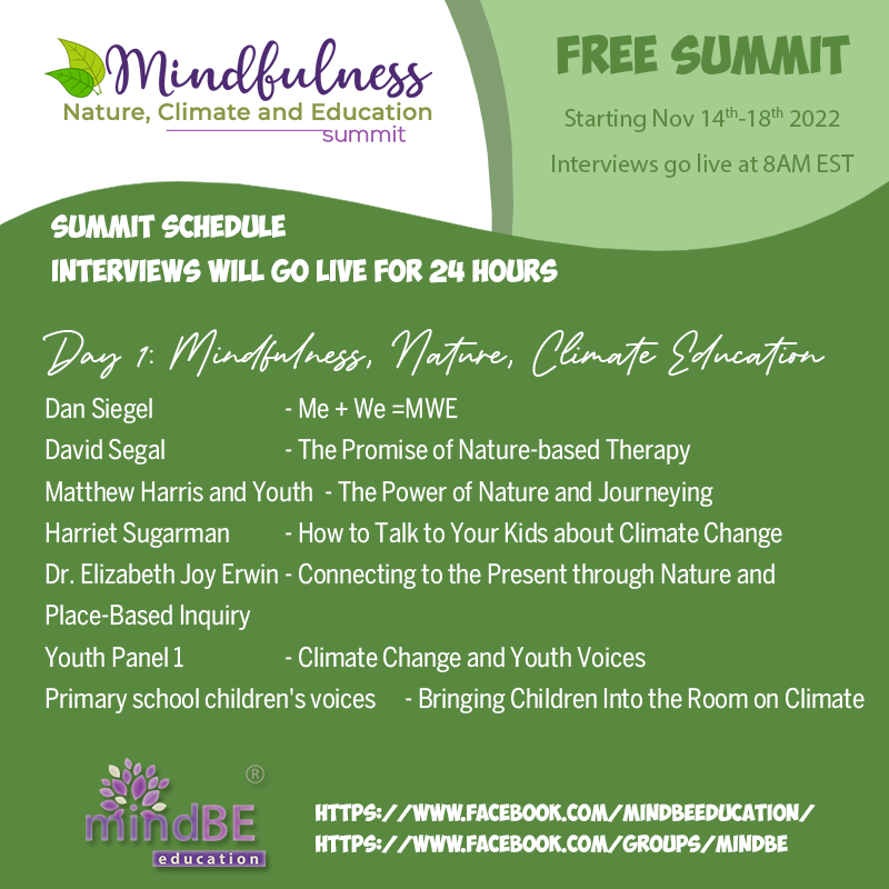 mindBEedu's tweet photo. Day 1!
We've got an amazing line-up to kick start the Mindfulness Nature, Climate &Education Summit. Join us here
https://t.co/zyFKUG7hXA
#mindbe #mindbeeducation #nature #mindfulness #mindfulnature #climatechange #sustainability #education #natureeducation #naturedbasededucation https://t.co/1WpB1ihyqa