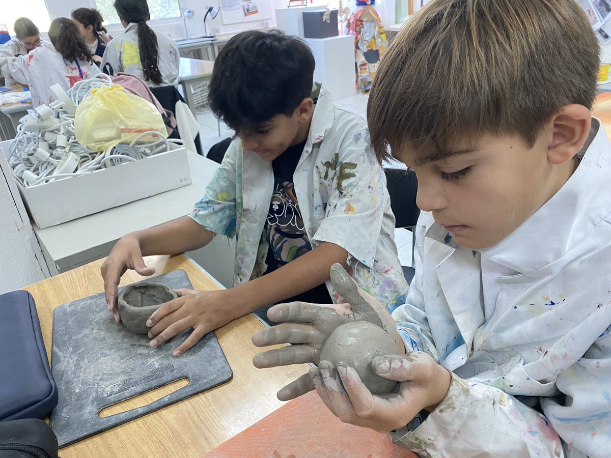 BISRCreates's tweet photo. Year 7 art students have investigated the features of gargoyles and researched the features of Gothic architecture. Today students were excited to start making their own gargoyles using clay. #artwithmrsK #BISRcreates #year7clay #Year7Clay #year7art #bisrhamra https://t.co/pLMBHOZbvG