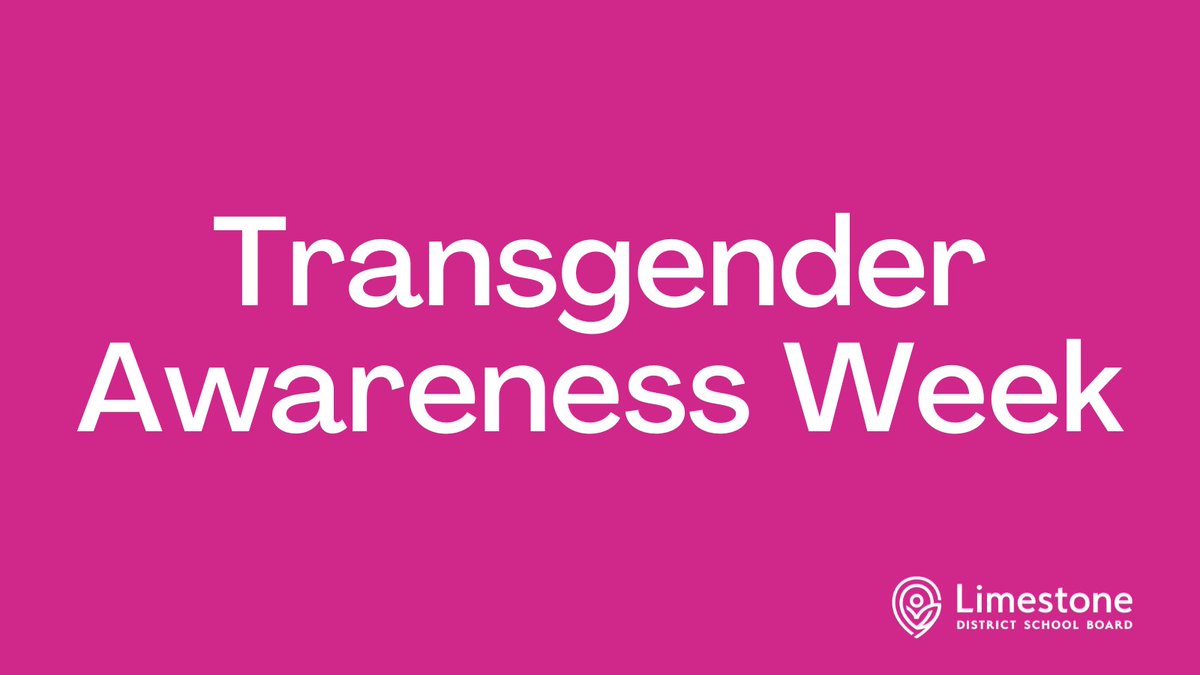 It's Transgender Awareness Week! Each year people and organizations around the country participate in Transgender Awareness Week to help raise the visibility about transgender people and address issues members of the community face.