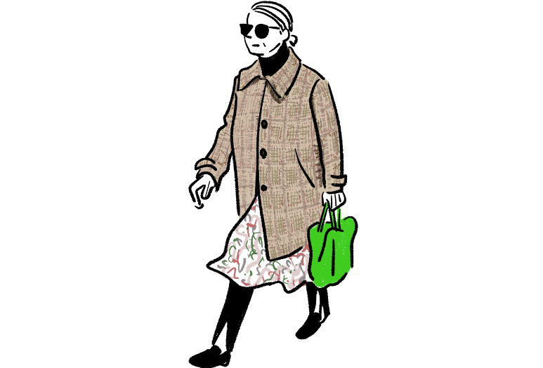 「ツイードのコートが欲しくて探している 」|ワダシノブ「いいかげんなイタリア生活」発売中！のイラスト