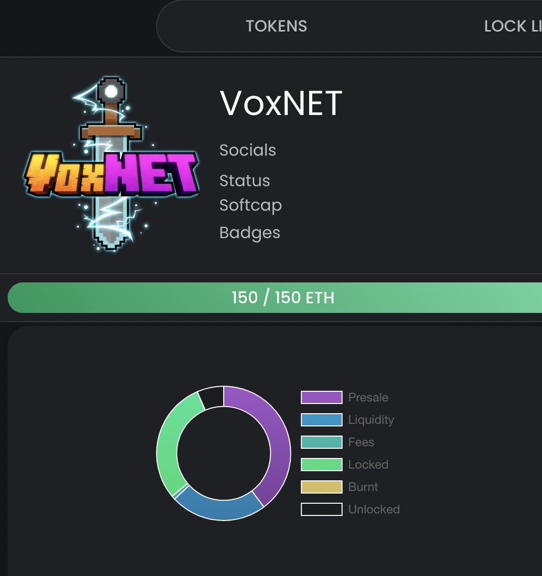 ErdogannnAhmet's tweet image. Look at that fineee af tokenomics chart 🔥🔥 #VoxNet is looking like the only presale i can actually trust to ape into this week

#presales #tsuka #eth