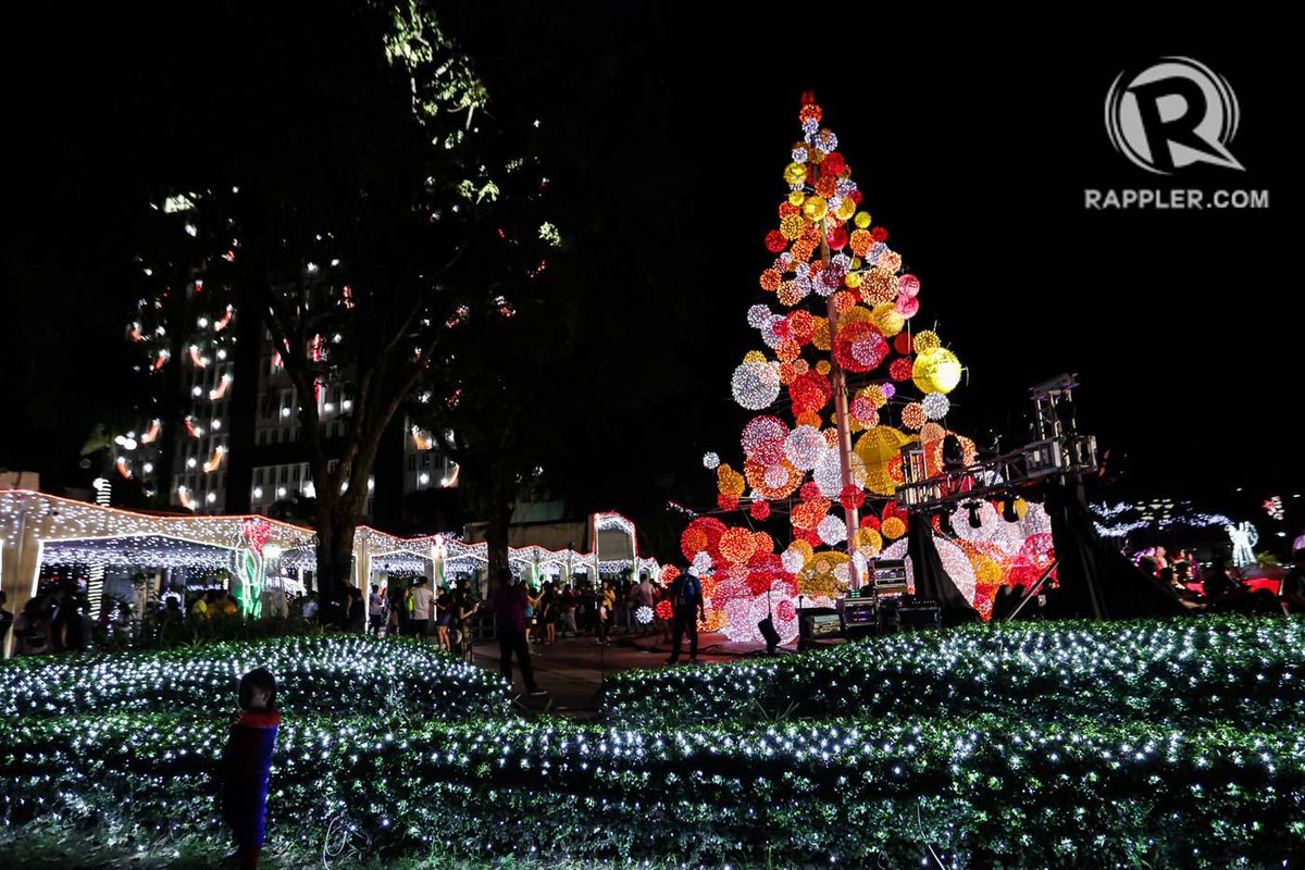 Rappler on Twitter "Quezon City Mayor Joy Belmonte leads the lighting of a giant Christmas tree