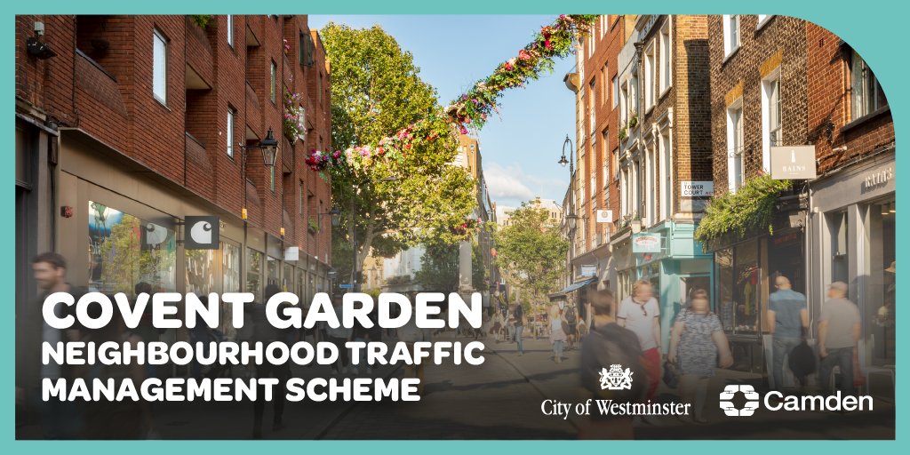 CamdenCouncil's tweet image. Together with @CityWestminster we're proposing to make the trial changes across Covent Garden permanent. The changes prevent traffic using local streets as a cut through, safer for walking, cycling and improve the air you are breathing 

Have your say: camden.gov.uk/CoventGarden