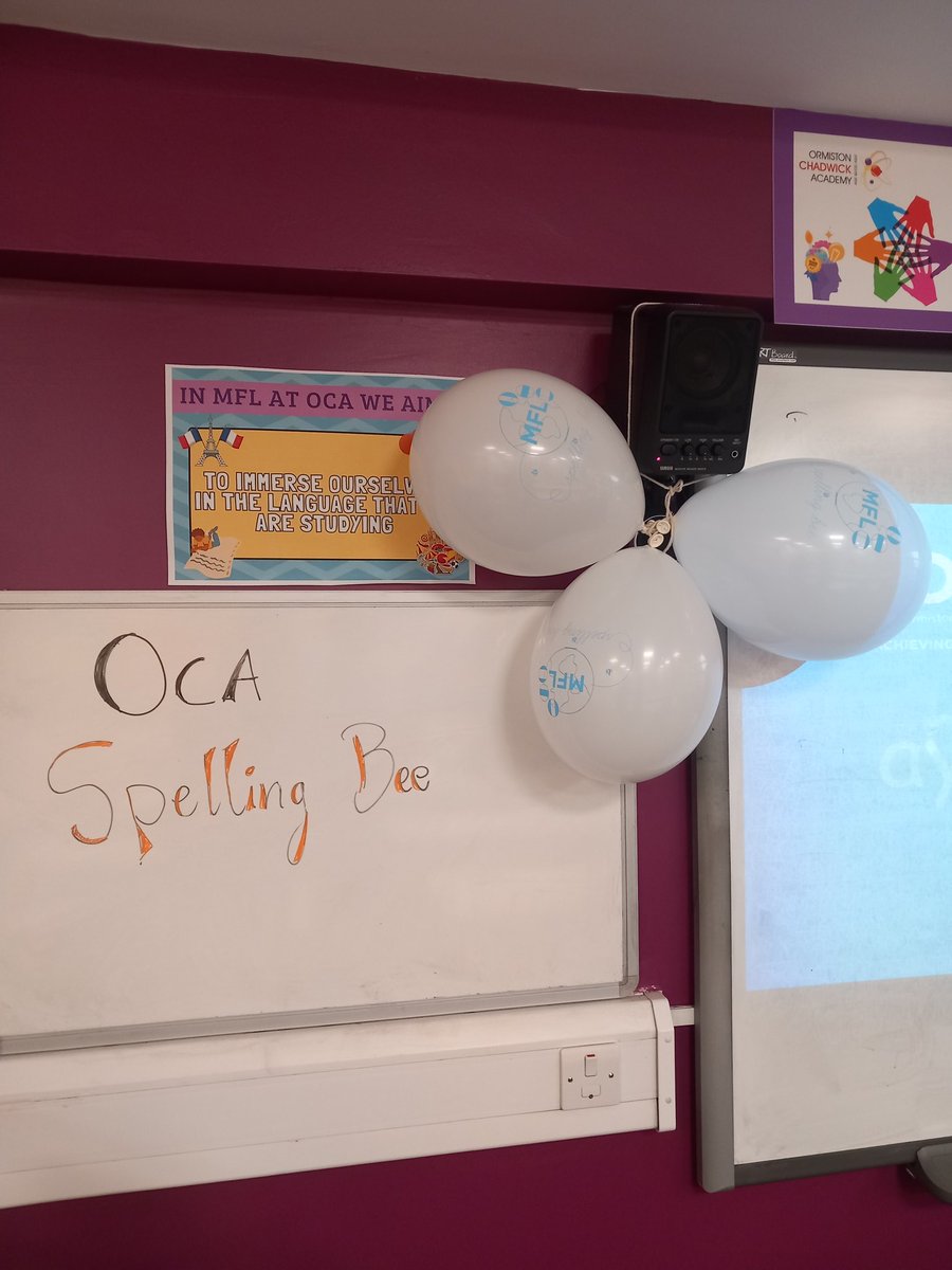 Brilliant school final of the MFL spelling Bee at Chadwick today. We'll done to the winners!