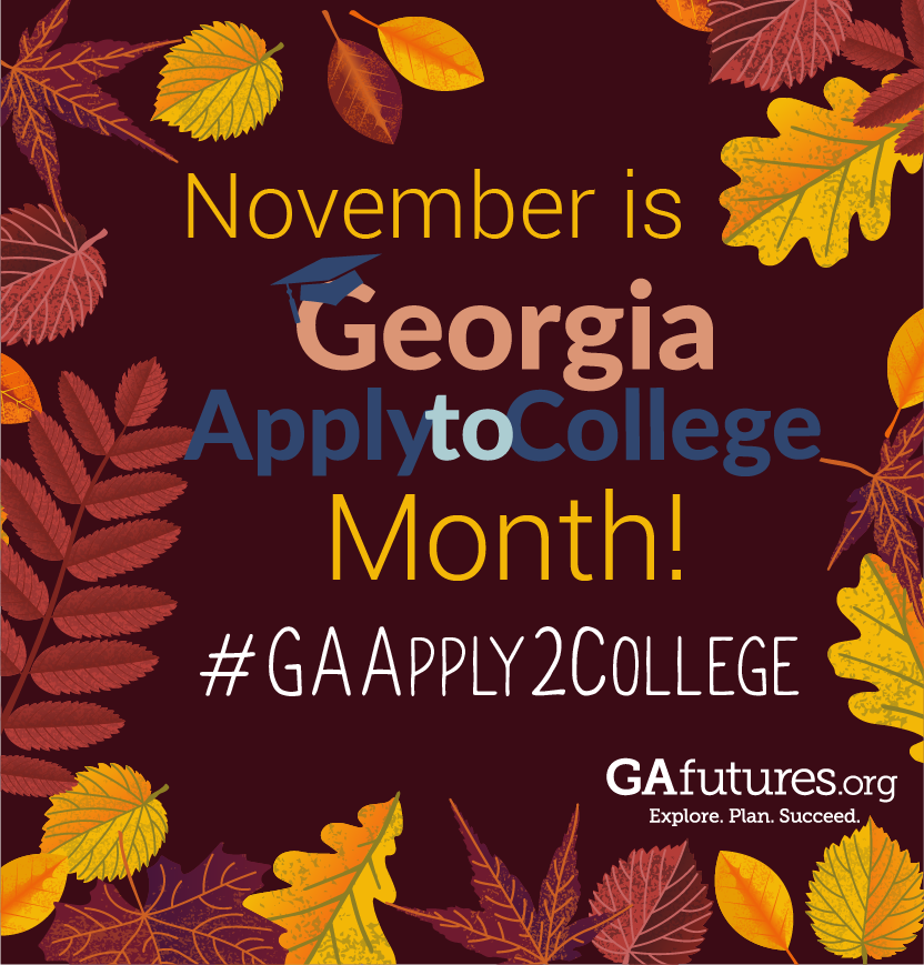 GAfutures's tweet photo. Don’t delay; apply today! Here is all you need to know about Georgia’s Apply to College Month. #GAApply2College

https://t.co/w5uWJDfk9O https://t.co/5ddhdOq6aZ