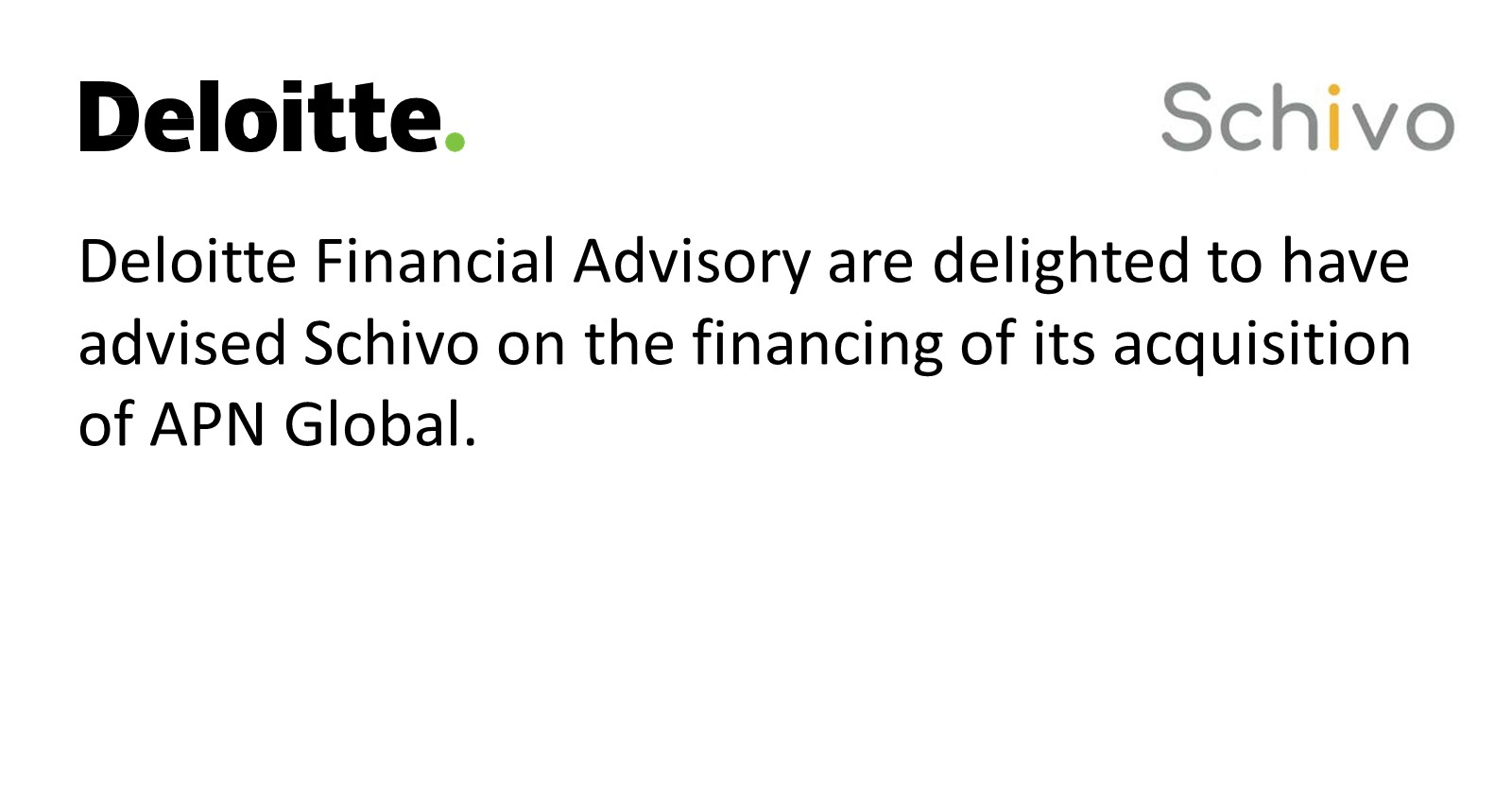 Deloitte Ireland on Twitter "Deloitte Financial Advisory are delighted