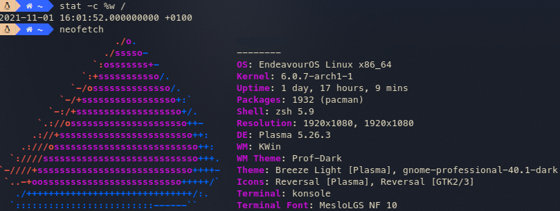 sol_whitehorn's tweet photo. I installed @OsEndeavour on Nov. 2021. It's been a little bit more than a year now and, for me, it's the best I ever used. I'm a big fan of how good this distro is. Let's go for another year! https://t.co/VDPVcPfEKw