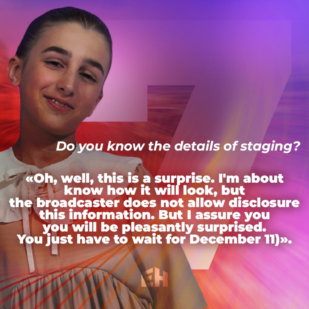 EuroHouseUA's tweet photo. 📝The following parts of the interview are in the profile.

@EuroHouseUA 
#jesc #jesc2022 #junioreurovision https://t.co/TgeOubMupB
