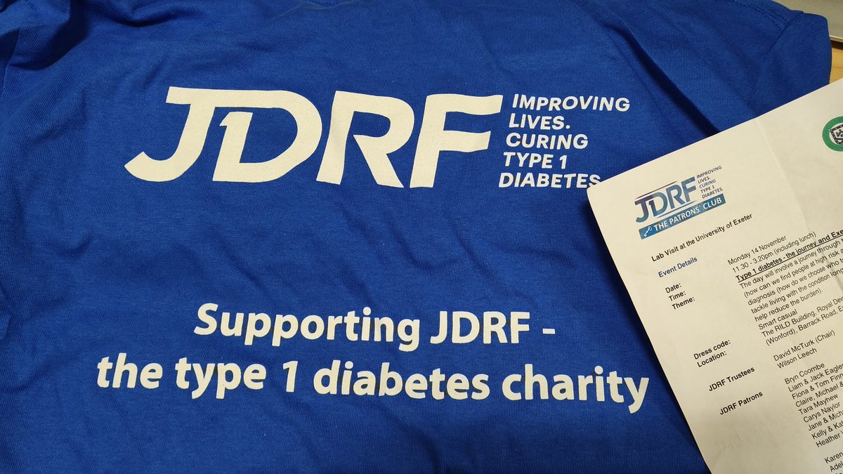 Fantastic #WorldDiabetesDay2022 spent guiding @JDRFUK Patron's Club through the outstanding research in Type 1 Diabetes taking place at <a href="/UniofExeter/">University of Exeter</a>. It feels extra special to say a face-to-face thank you to the people who are personally affected by our work and help fund it.