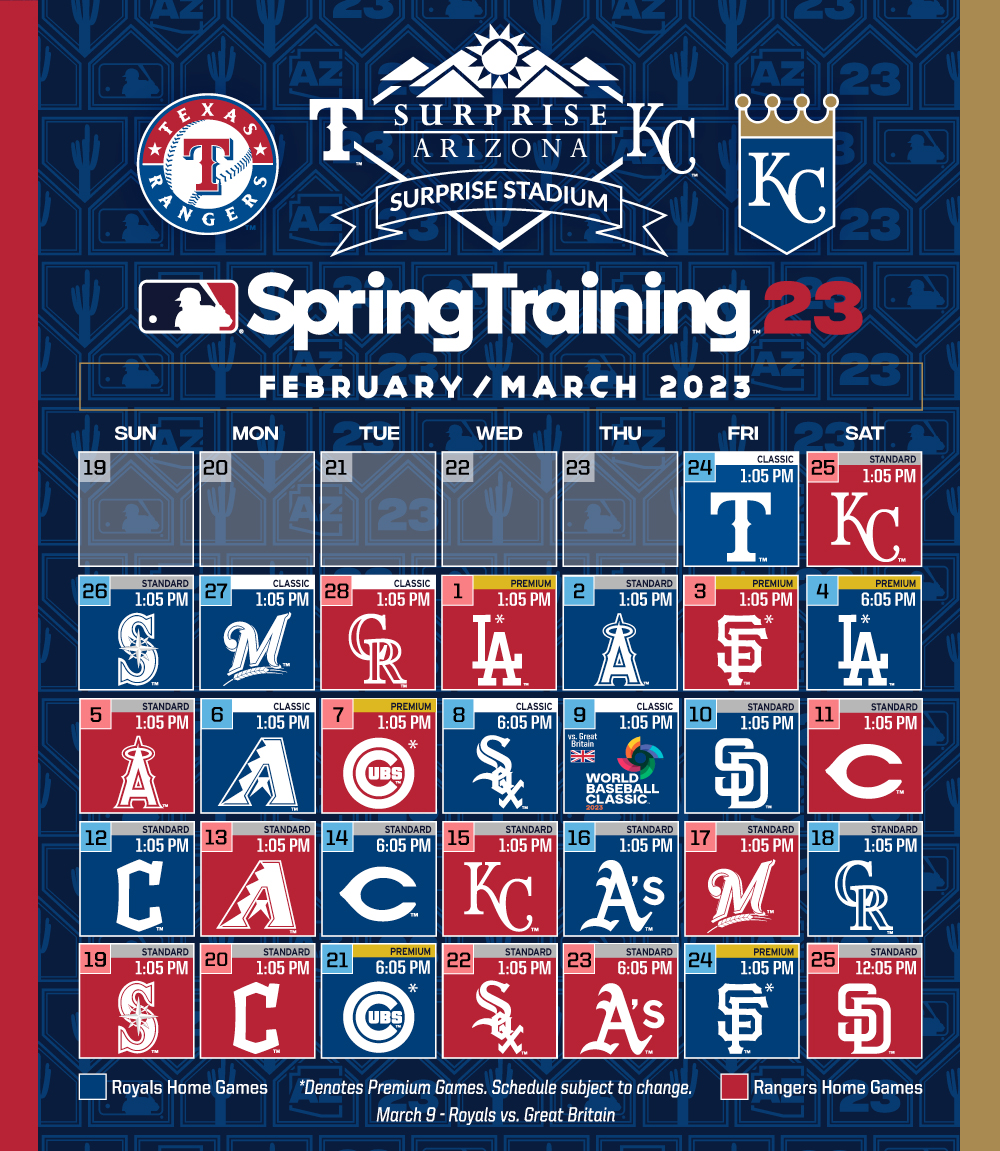 Surprise Stadium on Twitter "The countdown to Rangers & Royals