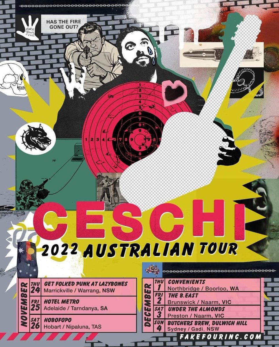 fakefour's tweet photo. Don't miss @ceschi on this run of Australian shows! 
Tickets and info:
https://t.co/iNvzqt1550

#ceschi #fakefour https://t.co/tiQGQzIpCE