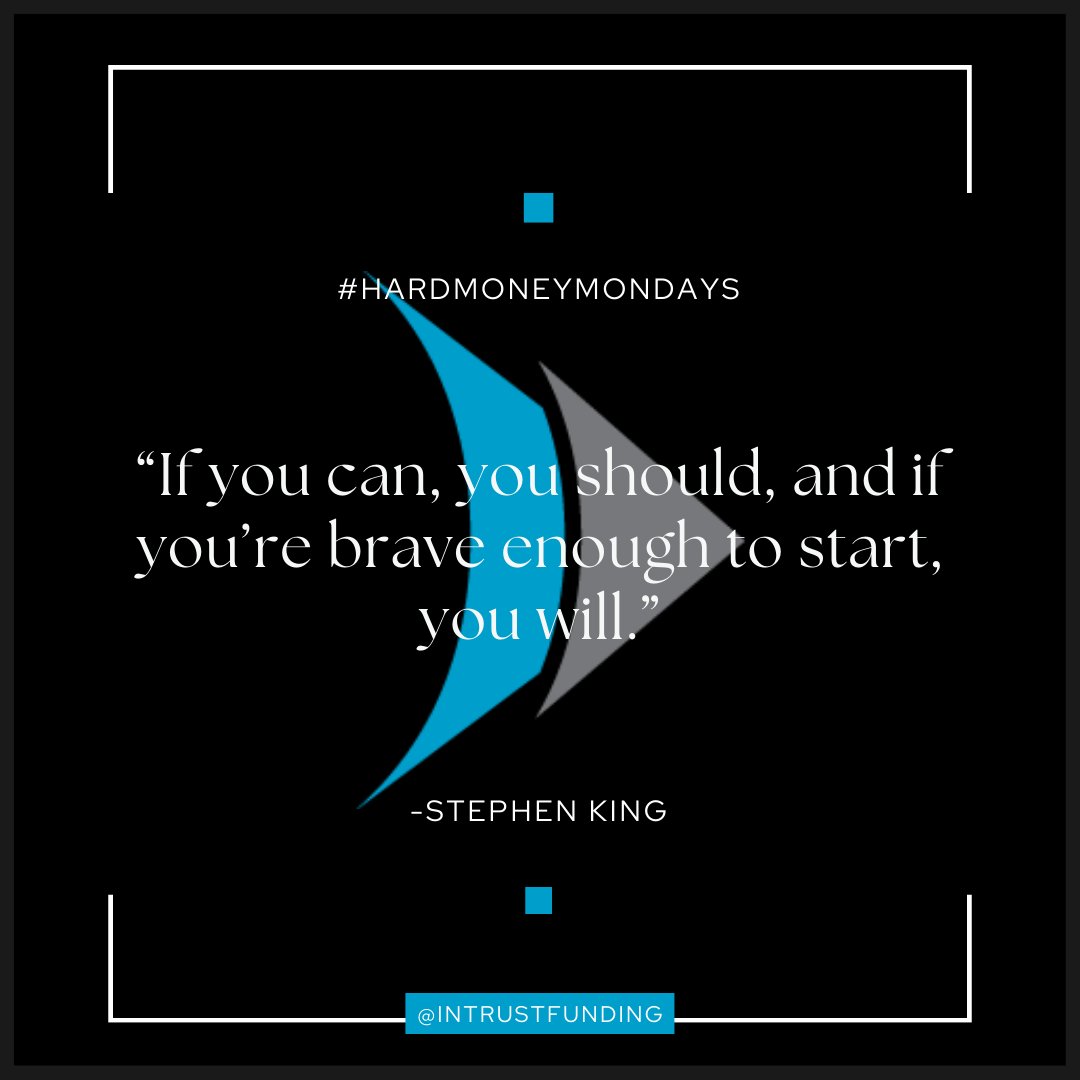 IntrustFunding's tweet photo. โจFeeling Motivated this Monday Morning? If not, don't worry we got you. Here's a little #HardmoneyMonday quote to get you going! ๐ช #intrustfunding #motivation #photooftheday #inspiration #success #quotes #goals #realestateexperts #realestateinvesting #investmentproperty https://t.co/xSFogiK6NO