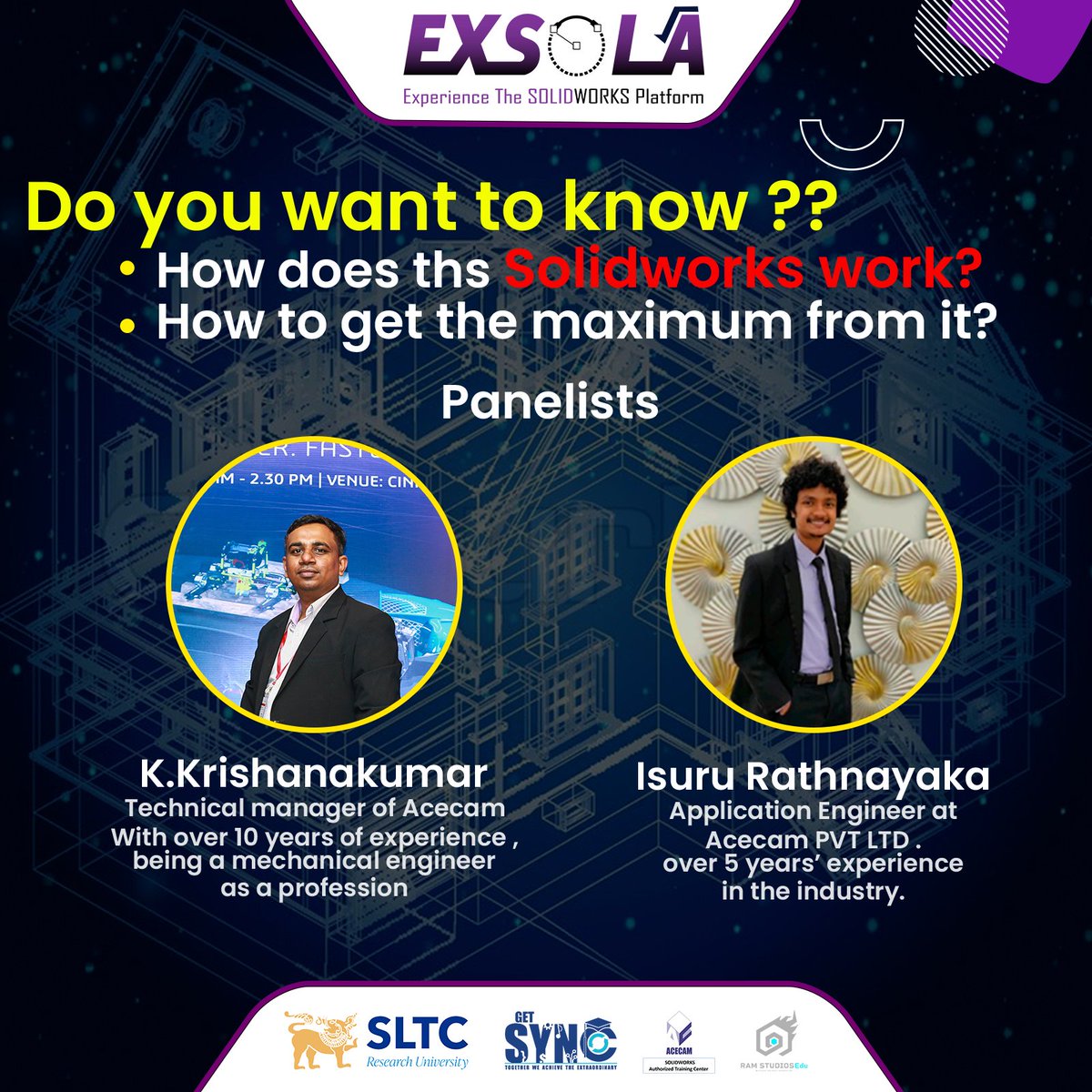 getsyncsltc's tweet photo. Are you dreaming to be a 3D desiner❓

The Open &amp; Free Sinhala webinar series organized by the GetSync club of SLTC Research university with the colloboration of Acecam institute.

EXSOLA

Register via 👇
 https://t.co/jwNh0bJavT

#Exsola
#Acecam
#Get_Sync
#SLTC https://t.co/tahqFjth0N