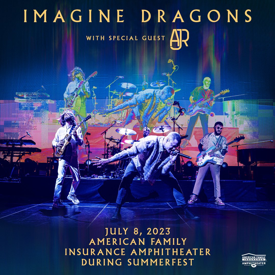 Imagine Dragons on Twitter "catch us at Summerfest on July 8th