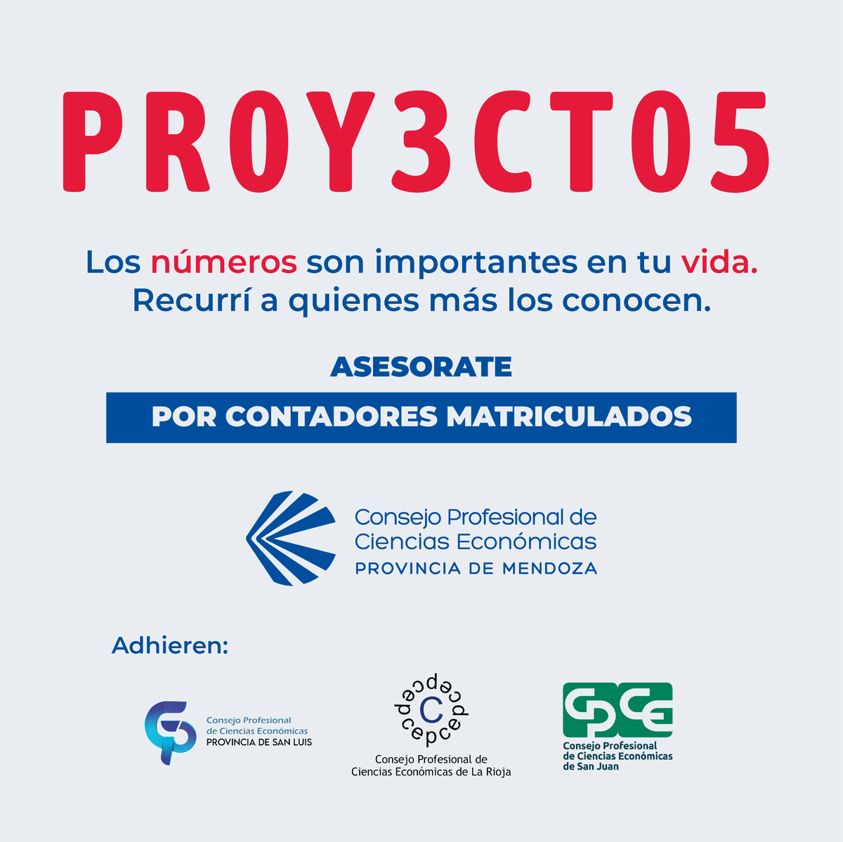 👉En la interpretación de los números también
se encuentra el éxito de tus proyectos.

Mejor elegí asesorarte por contadores o
economistas matriculados.

#CpceMendoza #Mendoza