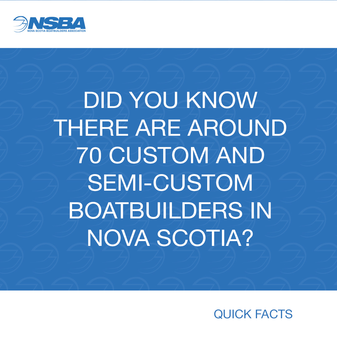 In our province you can find custom and semi-custom boat builders from Yarmouth to Port Morien! 
#NSBoatbuildersAssociation #NSBA #NSBoatbuilders #Boatbuilding #Boats #NovaScotia #NS #CustomBoatBuilders #NSBoats
