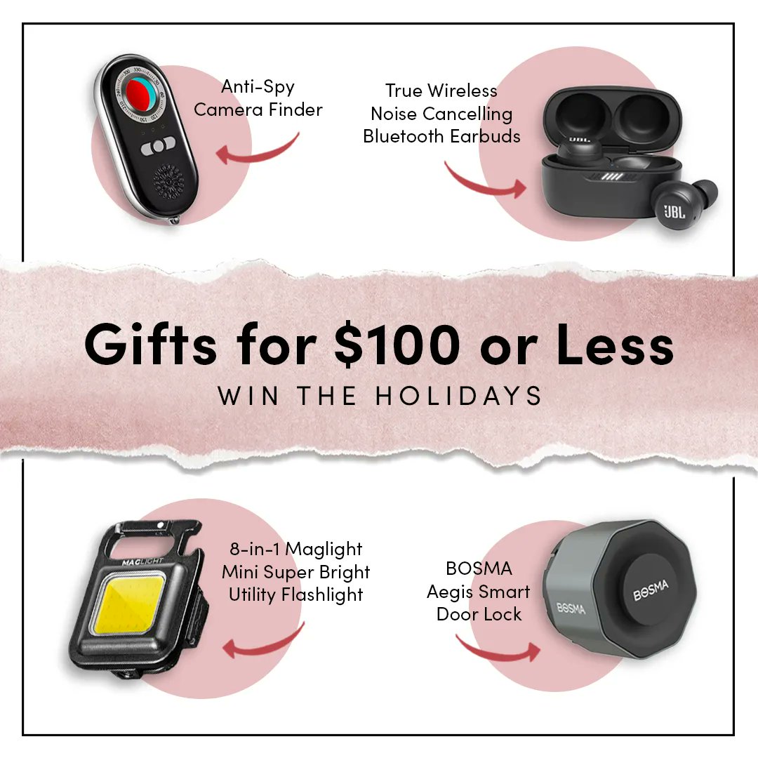 Shop smarter this hoilday season and peruse these great deals for less than $100 🤑 Check out a mini projector, a wine delivery subscription, and so, so much more ☃️ buff.ly/3zW3kEe