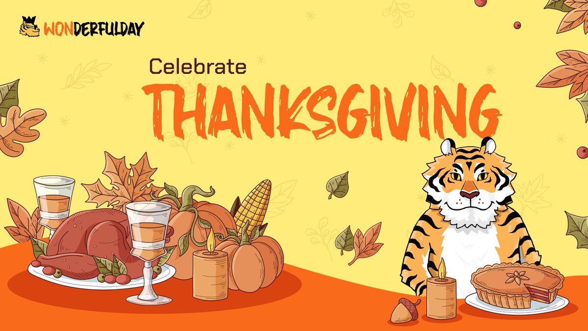This #Thanksgiving, we are once more reminded of just how much we appreciate our community. Thank you #WONers for the support that you have provided last year. Because of all of you guys, we know for sure that It's gonna be a Wonderful Day! 🌞