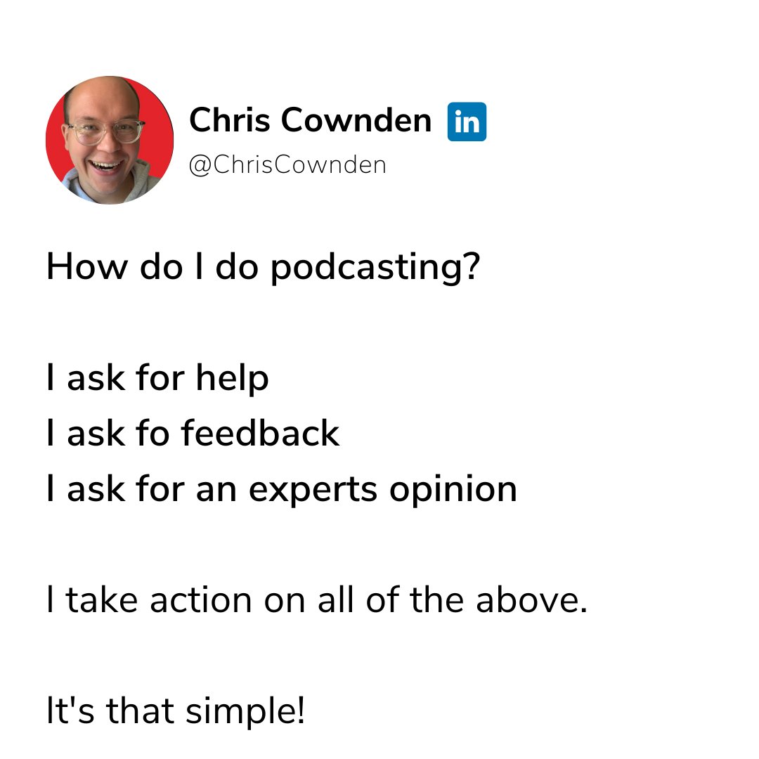 talkingwithexp1's tweet image. These 3 actions you need to do to have a successful podcast.