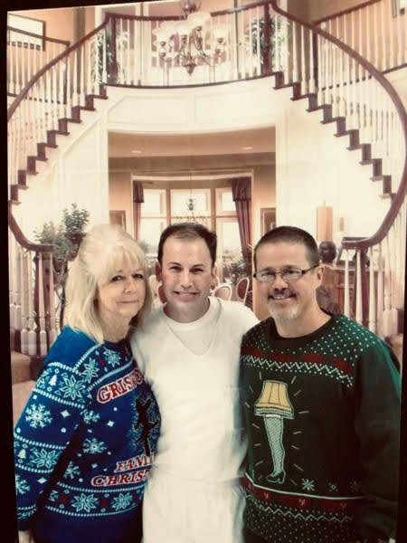 RealestDLguy's tweet image. Well well look who I found at my house when I got home... My parents were in there"khaki Christmas sweater" attire. They have come to help me decorate for the holidays! Love my parents!