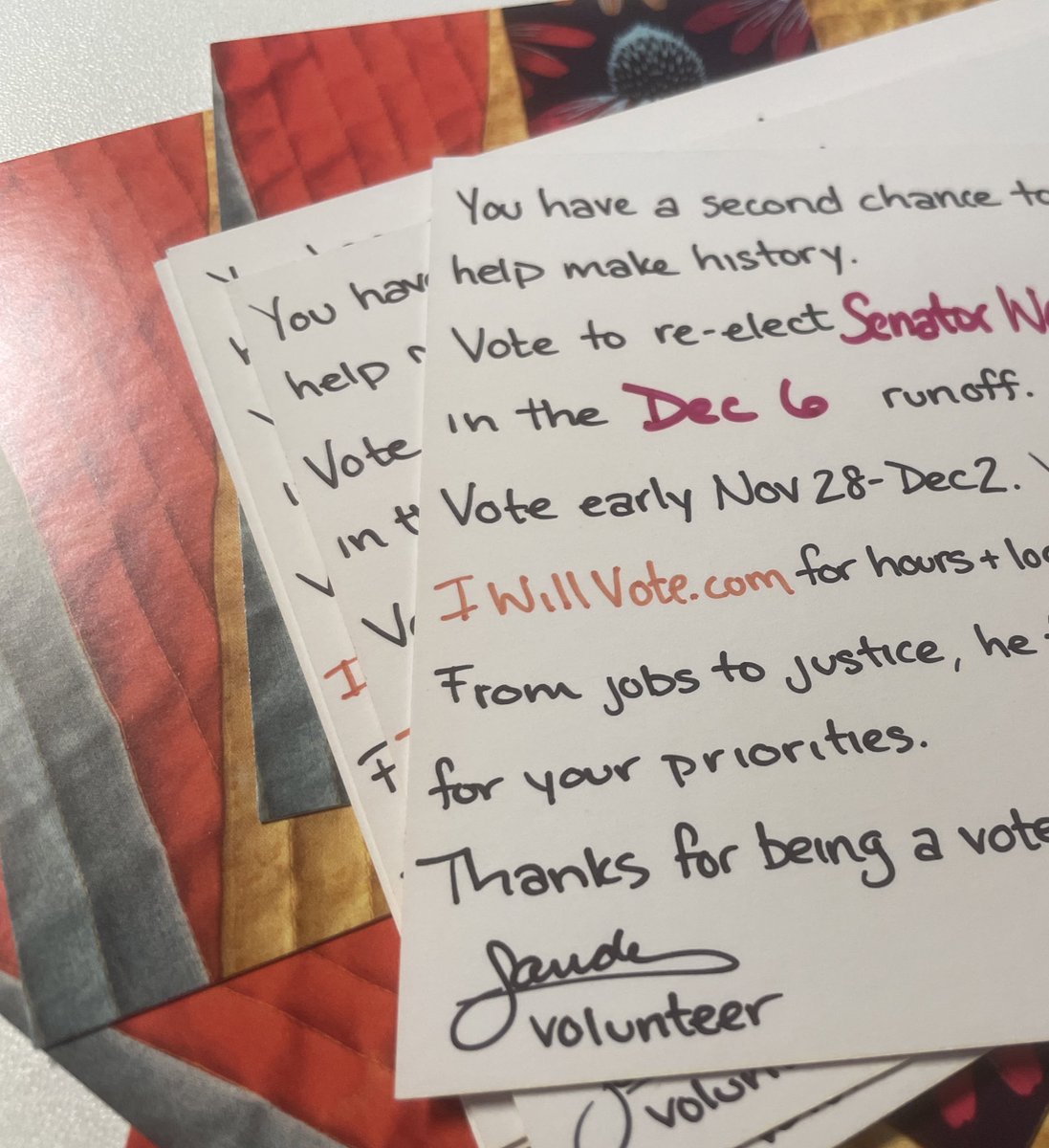 PatchworkDem's tweet image. Georgia, make (another!) plan to vote.