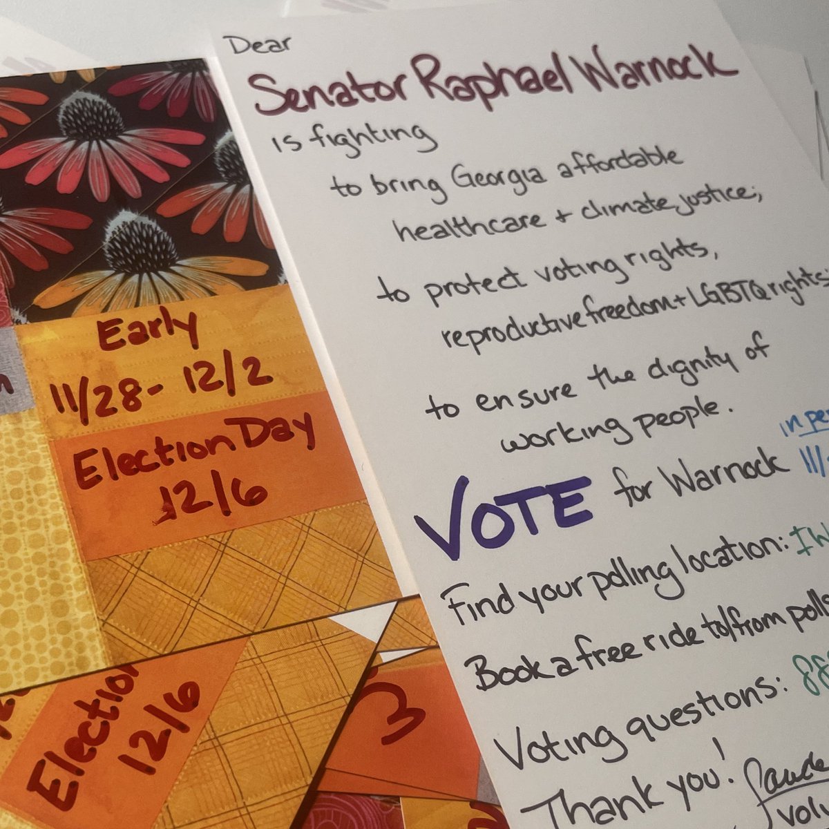 PatchworkDem's tweet image. Georgia, make (another!) plan to vote.