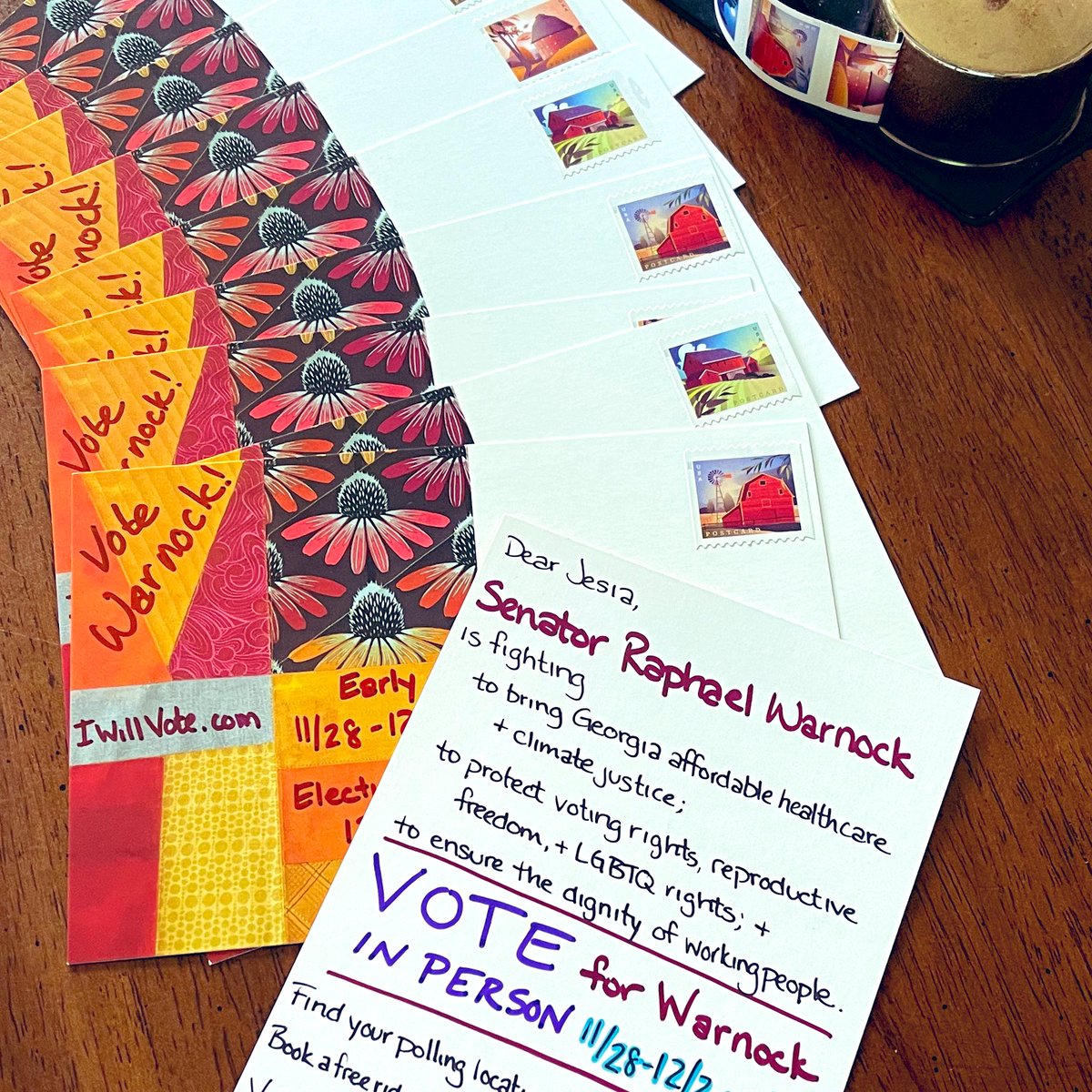 PatchworkDem's tweet image. Georgia, make (another!) plan to vote.