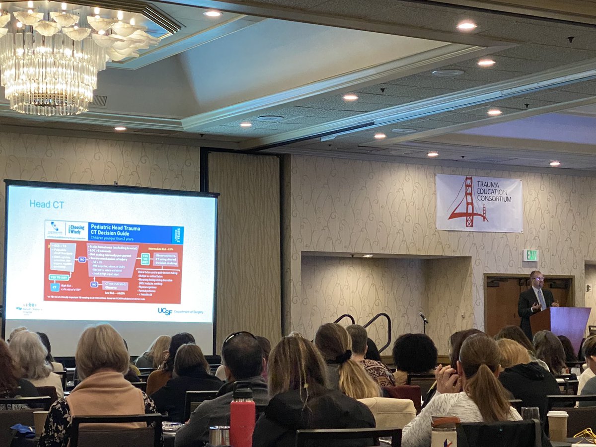 TECtrauma's tweet photo. #TECTT22 Dr. Aaron Jenson talking about the role of imaging in children: Glowing in the Dark vs Missed Injuries https://t.co/zjOodpyeh0