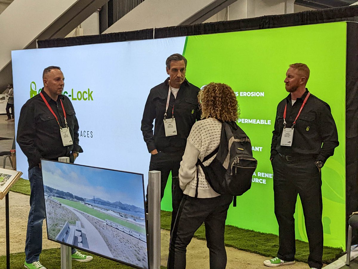 OrganicLock's tweet photo. It was a great weekend reconnecting with the landscape architecture community at #ASLAExpo22!

Thanks to everyone who stopped by our booth! Looking forward to another exciting show next year in Minneapolis.

#ASLA #asla2022 #ASLAconference #OrganicLock #Aggregatebinder https://t.co/lJgd8liYwC