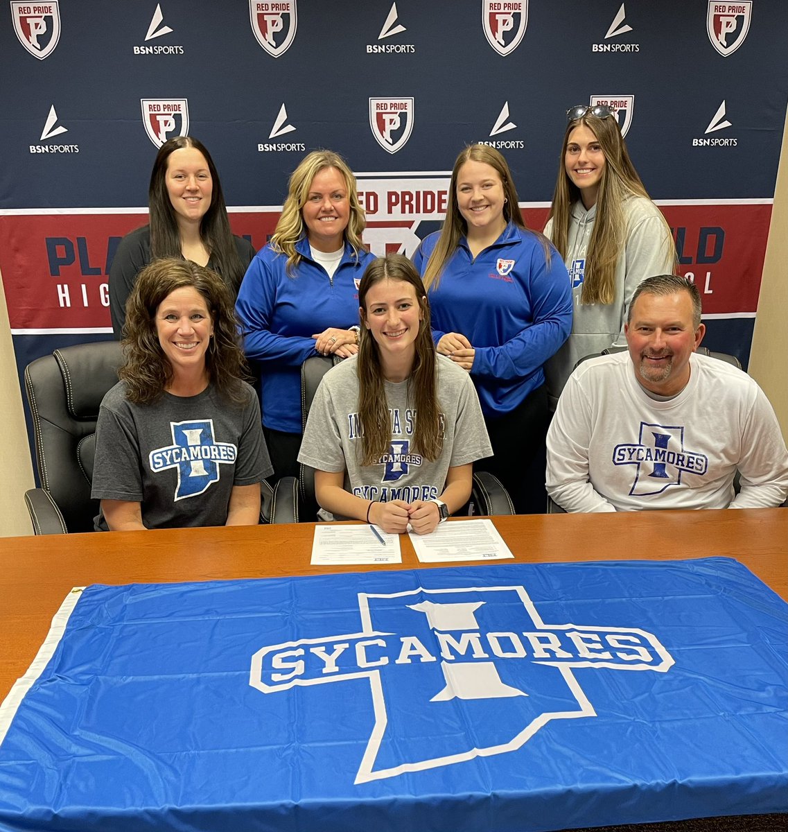 Congratulations to Ella Scott on her commitment to continue her academic and volleyball career at Indiana State University. <a href="/phsvolleygirls/">Plainfield High School Volleyball</a> <a href="/IndStVB/">Indiana State Volleyball</a>