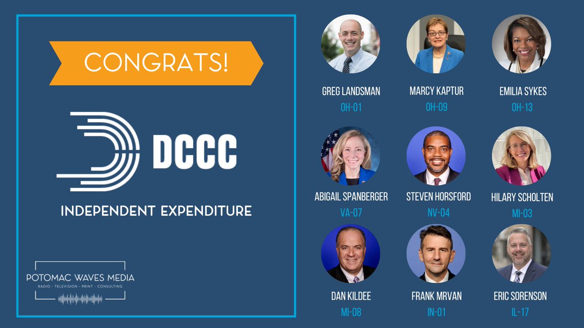 potomacwaves's tweet photo. This election cycle, PWM is proud to have been a part of the @dccc IE’s Blue Wall working on African-American paid media to effectively reach this community, resulting in key victories across the country. https://t.co/ONoSNKarXK