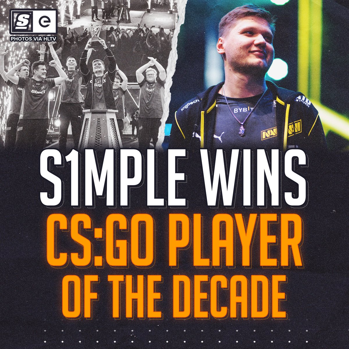 theScoreesports's tweet image. Who else but the GOAT 🐐 @s1mpleO 

#CSGO