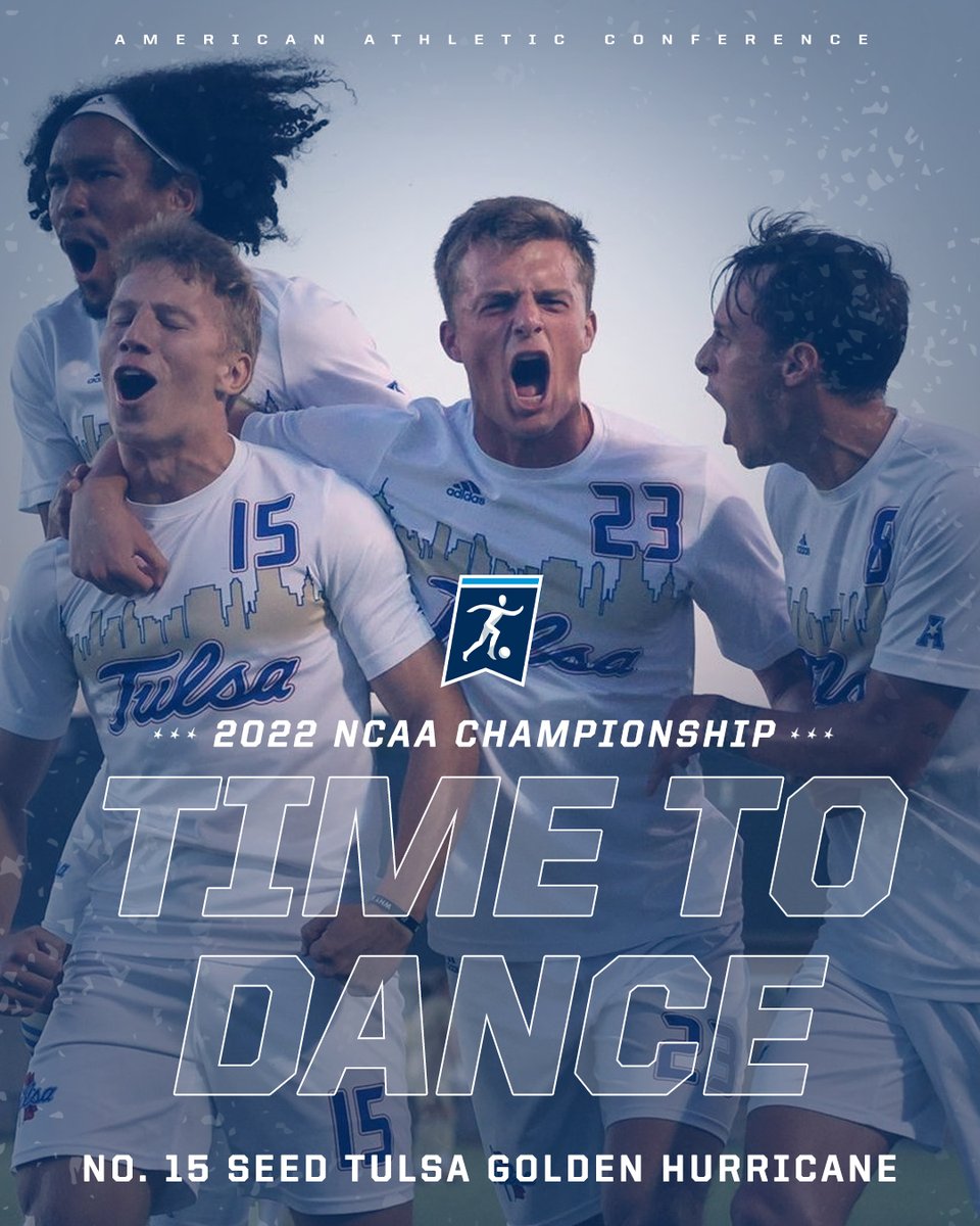 First round bye for <a href="/TulsaMSoccer/">Tulsa Men's Soccer</a> as they earn the No. 15 seed in the #NCAASoccer Championships!
