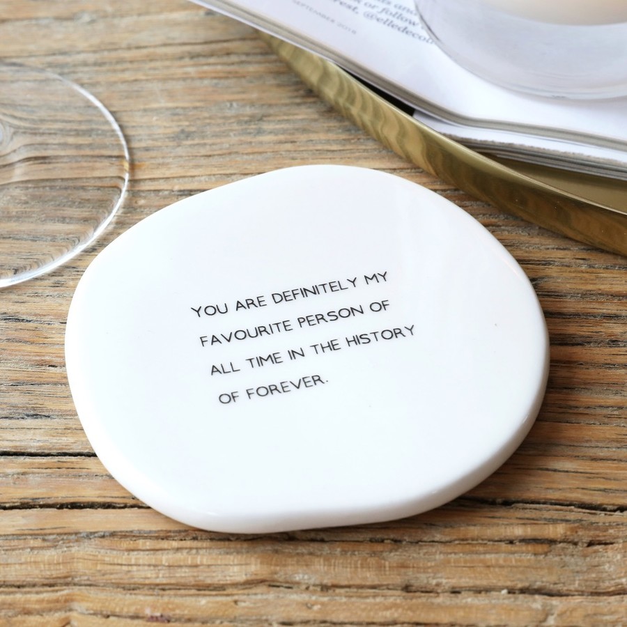 bitsyboutiqueuk's tweet photo. Organic Shape Coaster โFavourite Personโ ๐คผ
#FREE UK Delivery
https://t.co/OBm4oKQzQz
#favouriteperson #loveyou #friendgift #friendship #coastergift #organic #christmasgift #christmas #secretsanta #santa #hohoho #womeninbiz #smallukbiz #bizhour #womaninbizhour #earlybiz https://t.co/hVsEa9IKNq