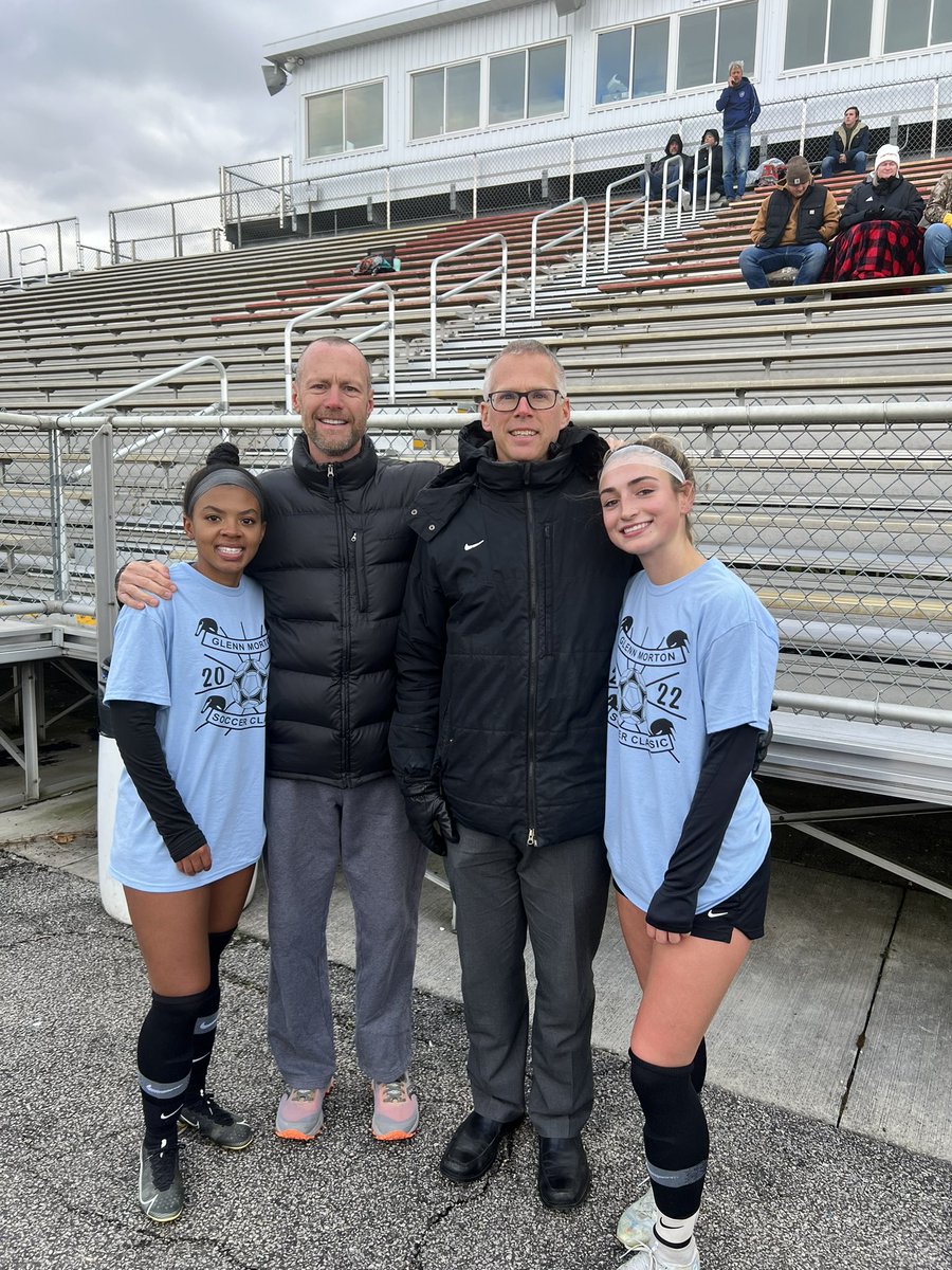 PattiPickering4's tweet photo. Avery Bowden and Cate Pickering representing Pick North Girls Soccer at Glenn Morton Central District Division I All-Star Game. https://t.co/x1JkkdHQax