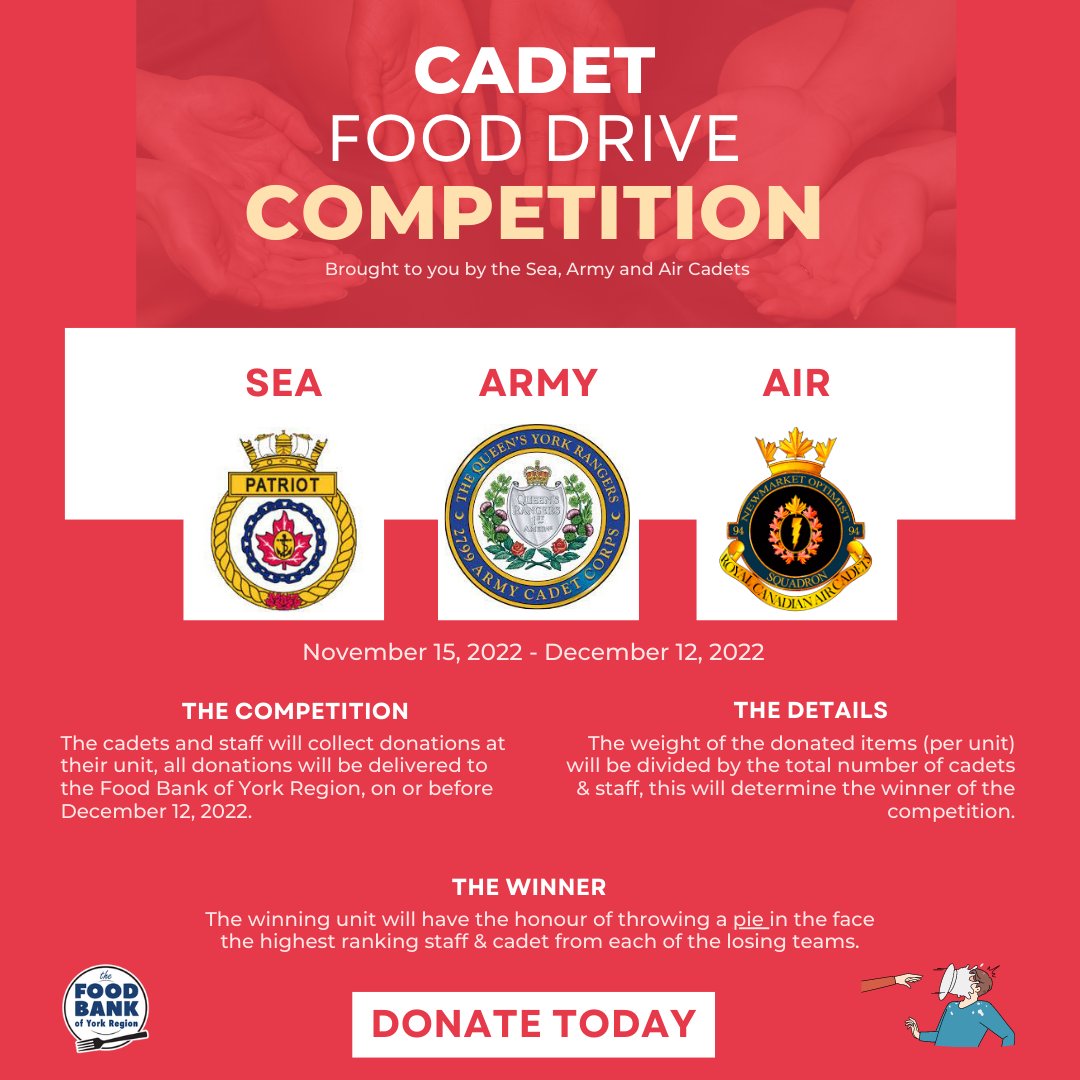 RCSCC Patriot (@221patriot) on Twitter photo The #cadets and staff are participating in a #FoodDrive Competition. To see what foods are most required, visit fbyr.ca/wp-content/upl… @comd_cjcr #seacadets @ComdCJCR <a href="/FoodbankYR/">The Food Bank of York Region</a> The #cadets and staff are participating in a #FoodDrive Competition. To see what foods are most required, visit fbyr.ca/wp-content/upl… @comd_cjcr #seacadets @ComdCJCR <a href="/FoodbankYR/">The Food Bank of York Region</a>