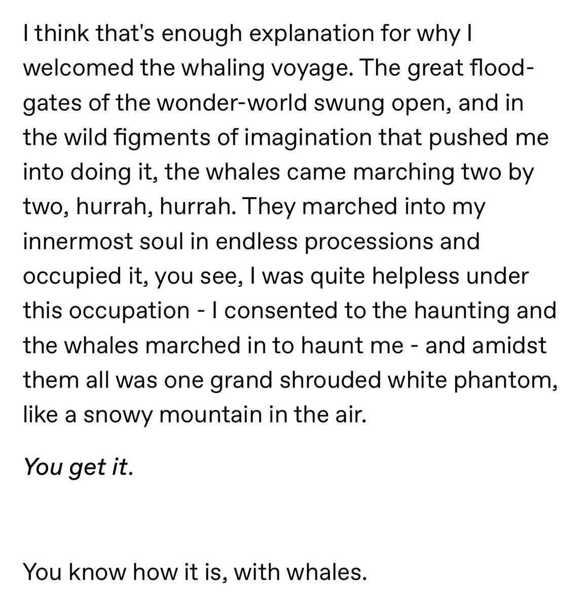 ElodieGlass's tweet photo. I should say, I took a few liberties with The Horrors &amp; the whale haunting (translation vs original; original is screenshot 3) but considering that the entire novel is about classifying things based on Vibes, I reckon it’s actually very meta, and probably very mentally healthy https://t.co/TkRCZHZLSi