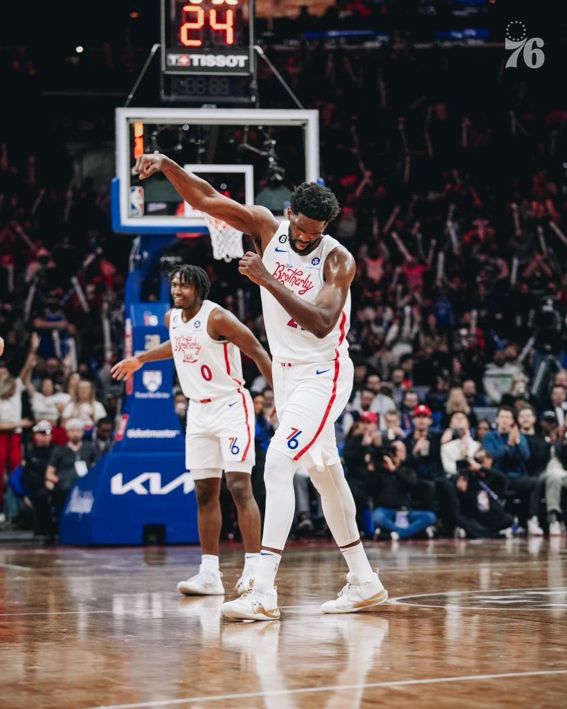 Embiid just dropped a career high 59 points. So we're giving away one of his @NBATopShot moments! Like 👍 Retweet 🔄 Tag a friend 😎 Ends in 24 hours.