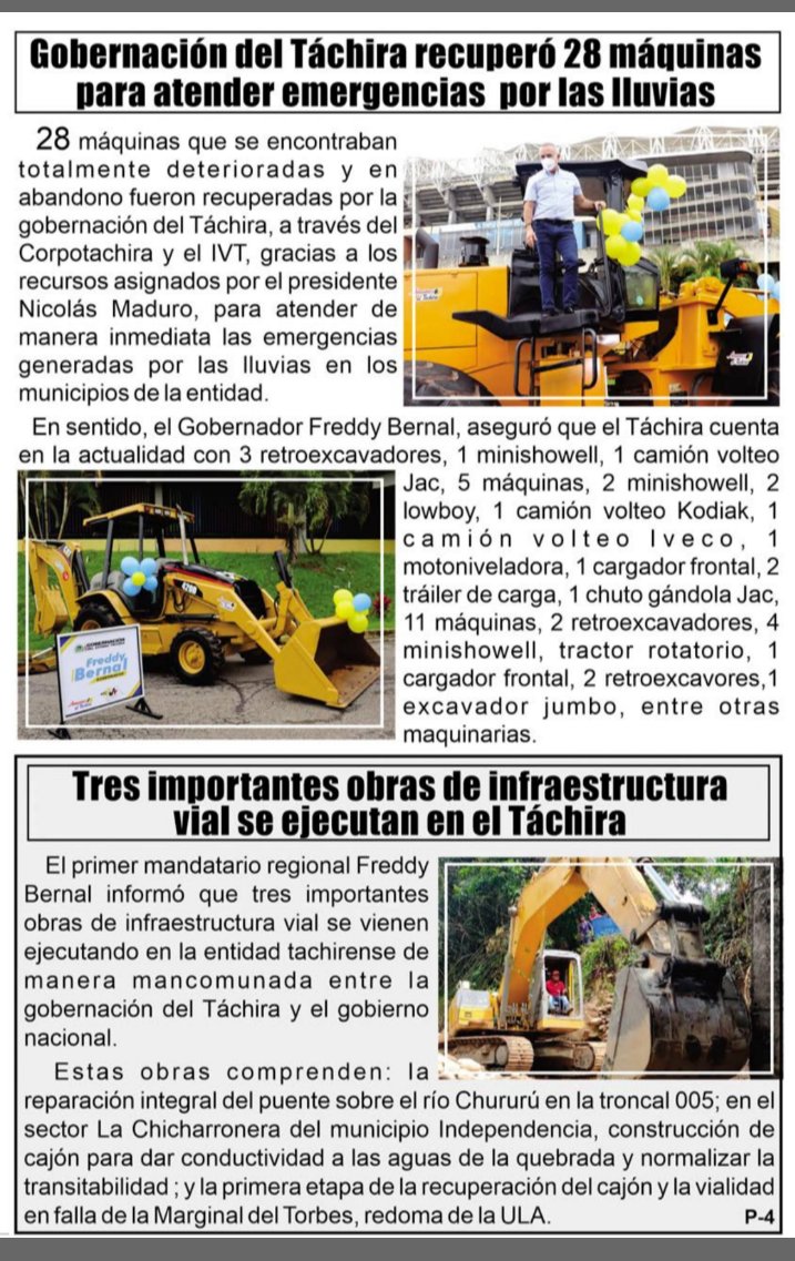 CDCETachira's tweet photo. Feliz lunes! Compartimos el Semanario de la @Gob_Tachira
#ElInformativo N•12
#versiondigital
Aquí puedes leer los avances en materia de gestión del estado #Tachira
👍🏻💛🖤
Lee y dale RT ✊🏾
@info_mppe
@FreddyBernal
@Berzabethg1
@arguelloyepfri https://t.co/788obH4als