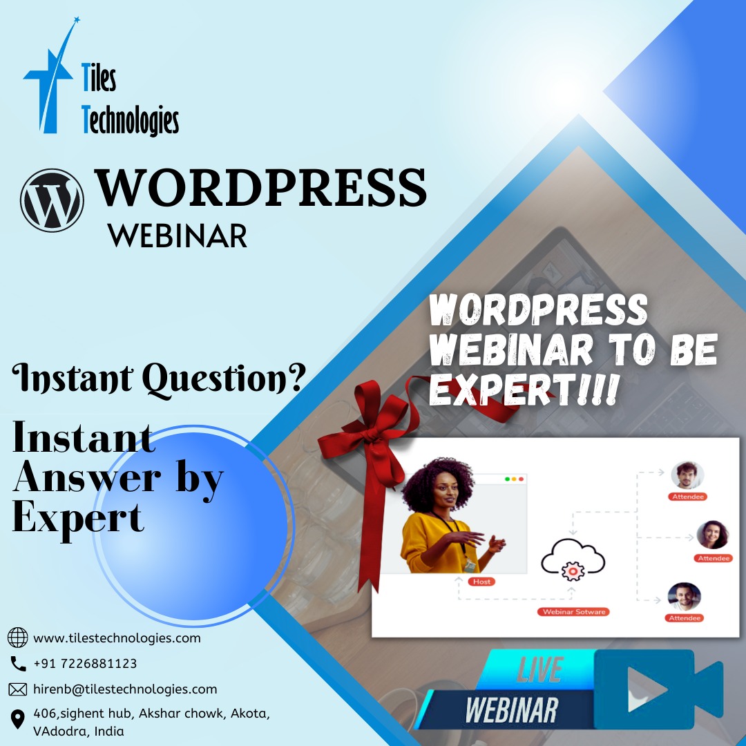 TilesTechnology's tweet photo. learn a new skill and have your questions answered live by WordPress experts after each session. https://t.co/qc6XjdIxEX https://t.co/lYEv2S3Af2