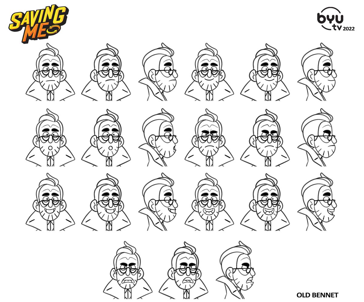 KierstenHaleArt's tweet photo. Figured I'd post up some more of my work from BYU TV's Saving Me (2022.) This time it's Old Man Bennet Bramble. #BYUTV #SavingMeBYU #SavingMe #SavingMeAnimated #KierstenHaleArt #characterdesign https://t.co/DMXxJOM2sU