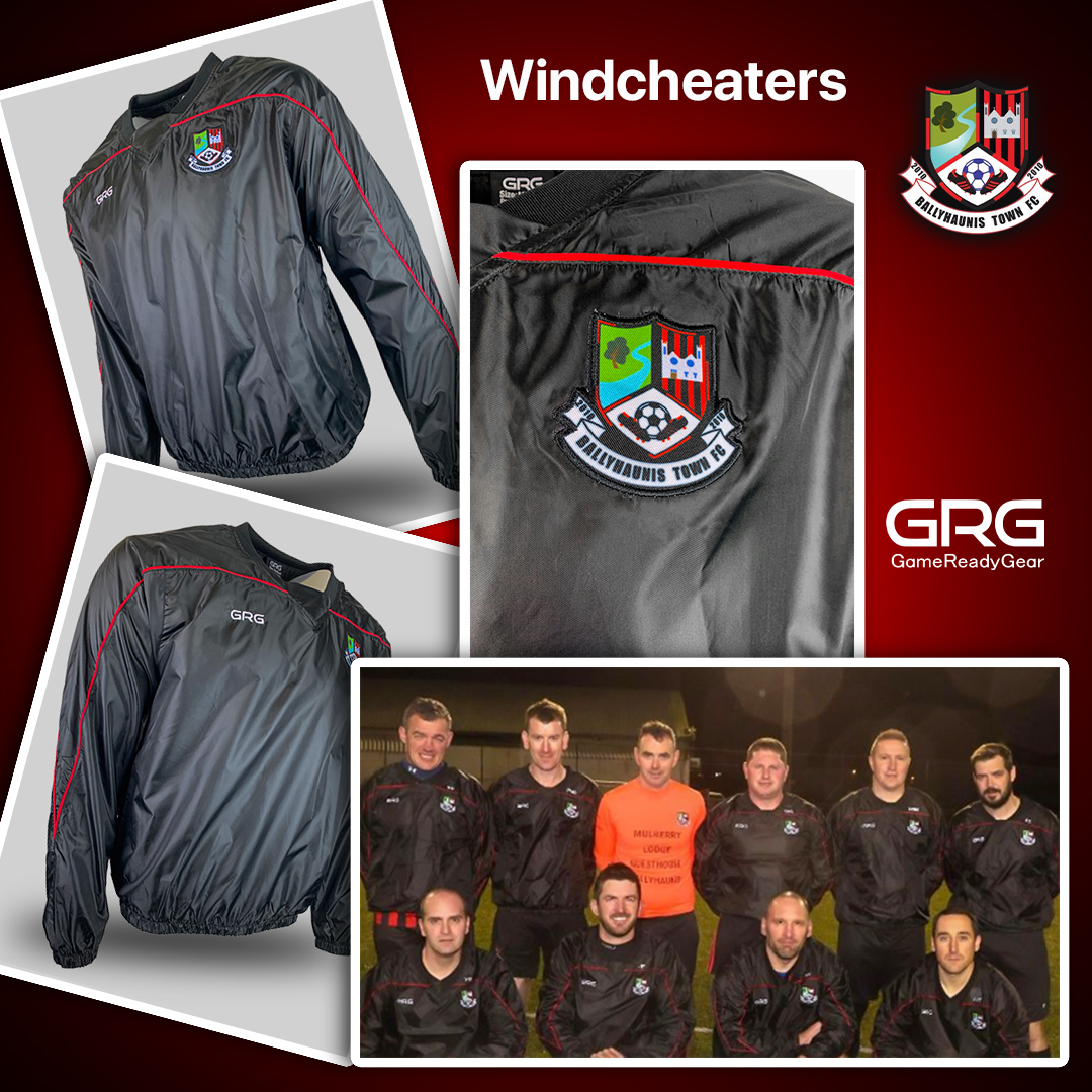 GrgSportswear's tweet image. Recent order of Windcheaters that were sent out to Ballyhaunis Town F.C. Best of luck in the season ahead lads 💪🏼🙌🏼 Contact us today at info@grg-sports.com to get your team Game Ready. 

#GRG #Windcheaters #SoccerGear #BespokeApparel #CustomGear #Teamwear